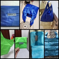 Sac fourre-tout compact et pliable en polyester ripstop, réutilisable, écologique et durable, avec logo personnalisé