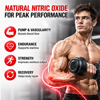 Poudre de L-Arginine et L-Citrulline Personnalisée pour Booster l'Oxyde Nitrique – Complexe d'Acides Aminés pour la Pompe Musculaire et le Soutien de la Circulation Sanguine – Nutrition Sportive
