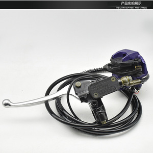 Kit de conversión de freno de disco trasero para bicicleta eléctrica, freno hidráulico con soportes de montaje y manguera para reparación y reemplazo - Product Image 2