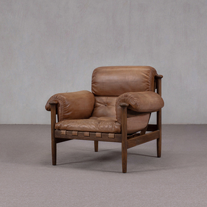 <span class=keywords><strong>Poltrona</strong></span> Retrò con Supporto Stabile e Cuscini Ergonomici Imbottiti per Uso Domestico e Allestimento di Hall Commerciali - Product Image 3