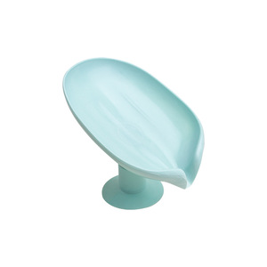 Jabonera con forma de hoja, soporte de drenaje para jabón, bandeja de almacenamiento para jabón de baño y ducha, accesorios y utensilios de baño - Product Image 6