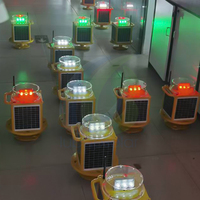 Lumière solaire pour hélicoptère, éclairage de piste d'aéroport, étanche IP68, en alliage d'aluminium, pour aéroport permanent et airdrome temporaire