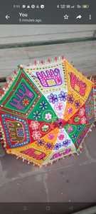 ร่มสนามกลางแจ้งสไตล์ผู้หญิงอเนกประสงค์, ไฟ LED กันลมและกันน้ำที่บังแดดพร้อมการตกแต่งดอกไม้ลานร้านอาหาร - Product Image 3