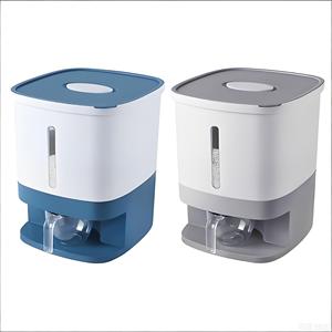 Molde de inyección para cubo de arroz, contenedor de almacenamiento de granos, tapa, asa, taza medidora, anillo de sellado, ruedas, molde - Product Image 2