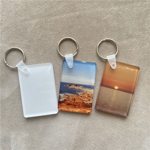Mdfsub Tùy Chỉnh 5Mm Dày Hình Chữ Nhật Thăng Hoa Acrylic Keychain Trống 40X60Mm Thăng Hoa Acrylic Móc Khóa Khoảng Trống Với Keyring - Product Image 3