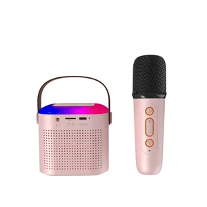 Mini Bluetooth Speaker Microphone Sound Speaker Set For Home Outdoor Entertainment KTV Gift For Kids Family Entertainment