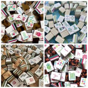 Nuove Piastrelle in Bambù Sunday 1 Navy in Brown Storage Cheeky Gifts Colorful Cowgirl Fish Tiger Clear Dandy Mahjong Pink - Product Image 2