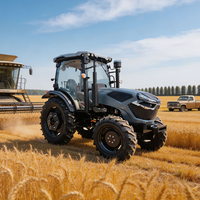 Tracteur miniature haute performance 50 CV 4x4 à transmission par engrenages pour verger, serre et jardin, certifié ISO, directement de l'usine, avec pompe et boîte de vitesses