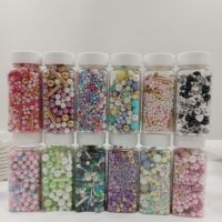 100g de Vermicelles et Perles de Sucre Comestibles pour Décoration de Gâteaux de Noël, Halloween, Saint-Valentin et Mariage