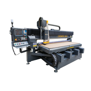 Router CNC de 3 ejes con mesa móvil y ATC, husillo de 9KW con refrigeración por aire, y cargador de herramientas de disco para grabado de letras acrílicas luminosas en miniaturas - Product Image 1