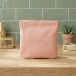 Kibo Makeup <b>Mini</b> Bag Portable Eco-Friendly PU Polyester Cosmetic Zipper Closure Durable Letter Pattern Small Capacity - Product Image 3