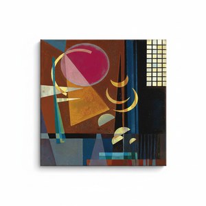 Modern Art Deco Square Panel Print <b>Canvas</b> Sleek Minimalist Hanging <b>Wall</b> Decor Wrapped <b>Canvas</b> - Product Image 2