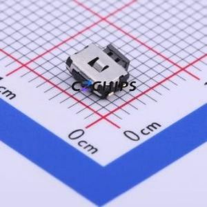 EVQPUD02K Tactile Switch SMD,4.5x4.7mm Switch Single Pole Single Throw Rectangle Button 2.2N Horizontal Mount - Product Image 1