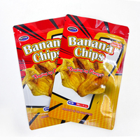 Pochette debout en feuille d'aluminium imprimée en couleur Chips de pomme de terre Chips de plante Chips croustillants Sacs d'emballage alimentaire personnalisés