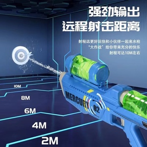 批发新款大型电动水枪玩具炫光夏季大容量高速水枪 - Product Image 5