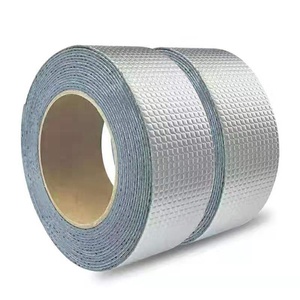 High Strength Aluminum Foil Butyl Waterproof Tape 100mm X 1.5mm Self Adhesive for Metal Roof and <strong>Gutter</strong> <strong>Sealing</strong> - Product Image 1