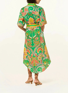 Robe longue décontractée personnalisée Polynésie, avec logo de haute qualité, nouveau design, ceinture pour Alemais Marion, robe chemise boutonnée, écologique et lavable - Product Image 3