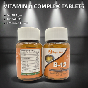 טבליות ויטמין <span class=keywords><strong>B</strong></span> קומפלקס טבעיות בטעם טבעי של AY Custom Private Label למבוגרים, 100 טבליות, <span class=keywords><strong>B12</strong></span>, 2 טבליות בכל מנה לבריאות אופטימלית - Product Image 2