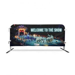 Barrera de Control de Multitudes Personalizada de Spandex y Poliéster, Malla de Barricada con Impresión de Tela, Cubierta de Banner, Bandera, Categoría de Producto - Product Image 3