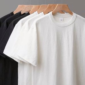 High Quality 100% Cotton 180gsm Fabric Luxury Blank Heavyweight Unisex Solid Eco-Friendly Custom Print Men's T-<b>Shirt</b> - Product Image 1