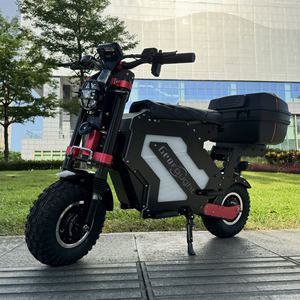 Geofought USA Warehouse M5 Scooter électrique puissant avec batterie amovible 72V 50Ah, pneus tout-terrain de 14 pouces, 10000W - Product Image 1