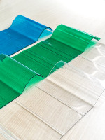 Lámina de Policarbonato Corrugado para Techo Tipo Cielo Estrellado, Material de Techo Moderno y Duradero, Certificado CE ISO9001 Intertek, OEM/ODM