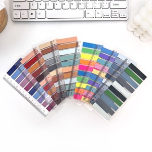 Autocollant multicolore à onglets pour index Marqueurs de pages de poteaux Drapeau inscriptible Onglets de notes Il Signet auto-adhésif - Product Image 4