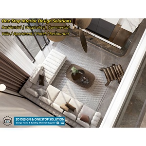 Servicio de Diseño de Interiores para Toda la Casa de George Group, Villa de Lujo Moderna, Renderizado 3D, Soluciones Completas de Decoración para el Hogar - Product Image 3