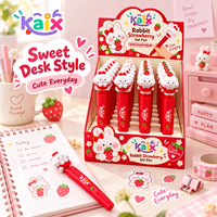 Stylos gel kawaii en forme de chat KAIX, 0,5 mm, mignons, style dessin animé, vente en gros pour étudiants et enfants
