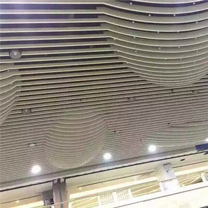 Panneau suspendu en métal ondulé avec placage en aluminium, résistant à la rouille, pour revêtement métallique de bâtiment - Product Image 4