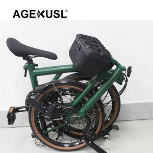 AGEKUSL 防水黑色前车架包袋骑行包篮适用于 3Sixty Aceoffix 折叠自行车 - Product Image 4