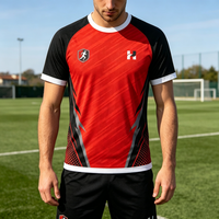 Camiseta Deportiva de Manga Corta para Tenis, Tallas XS-4XL, Corte Atlético, Transpirable, Personalizable para Clubes de Tenis, con Maqueta Gratuita