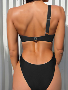 Traje <span class=keywords><strong>de</strong></span> Baño Baishiwei para Mujer, Estilo Europeo Americano, Espalda Descubierta, Sexy, Nuevo <span class=keywords><strong>Bikini</strong></span> con Tirantes y Estampado, Venta al por Mayor, Envío Directo - Product Image 5