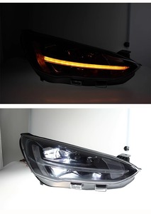 Fari anteriori <span class=keywords><strong>Focus</strong></span> <span class=keywords><strong>2019</strong></span> per X3 F25, modifica con luci diurne a LED e indicatori di direzione dinamici, 12V, nuovi, 6000K, 4000 Lumen - Product Image 3