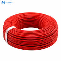 Câble en caoutchouc silicone à 3 conducteurs résistant aux hautes températures, diamètre extérieur 4,5 mm, fil électrique flexible pour élément chauffant