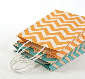 Colorful <b>Patterned</b> <b>Paper</b> Gift Bags Portable Grocery Shopping Bags Decorative Party Favor Bags for Gifts - Product Image 4