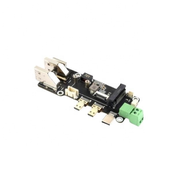PCIe to M.2 Multifunctional Adapter Board Compatible with Raspberry Pi 5 Two Power Supply Methods Supports Dual 4K Outputs