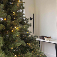 Sapin de Noël Artificiel Haut de Gamme 1,2m-3m Moderne avec Support Métallique, Fabrication Usine, Décoration Personnalisée en PE Mixte