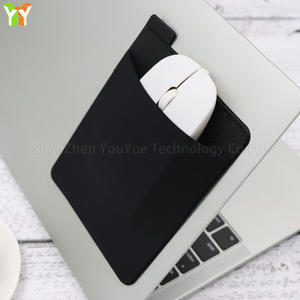 Support de souris mince adhésif élastique, étui de souris auto-adhésif, support de <span class=keywords><strong>chargeur</strong></span> portable, organisateur d'ordinateur portable de voyage - Product Image 4