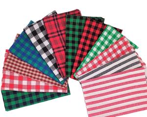 Mèches de tissu à carreaux 50 cm, 20 pièces/<span class=keywords><strong>lot</strong></span>, étoffe pour noël, travaux manuels, motif vichy, couture et matelassage, <span class=keywords><strong>Patchwork</strong></span> pour fêtes de noël - Product Image 3