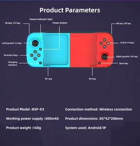 คอนโทรลเลอร์เกมอเนกประสงค์รุ่นใหม่สำหรับโทรศัพท์มือถือ แท็บเล็ต และคอนโซล จอยสติ๊กยืดหดได้สำหรับอีสปอร์ต รุ่น YSB-07 - Product Image 3