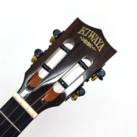 Professional Sakura Inlay Ukulele 23 26 Inch High Gloss Slotted Headstock Concert Tenor Ukelele OEM Factory