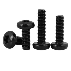 304 Stainless Steel Black Round Head Torx Screws M2 M3 M4 M5 M6 M8 Metric Standard Thread Anti Theft Screw - Product Image 1