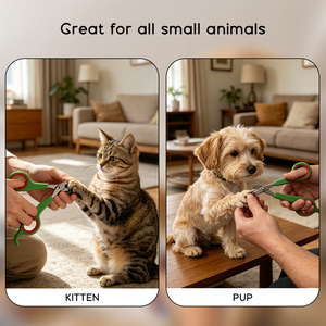 Professional Portable Eco-Friendly Stainless Steel PP <b>Pet</b> Cat Nail <b>Clipper</b> & Claw Trimmer <b>for</b> Cats and Small Animals - Product Image 5