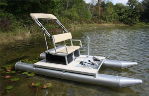 2/4 personnes petit ponton de pêche en eau pied <span class=keywords><strong>bateau</strong></span> à aubes <span class=keywords><strong>vente</strong></span> bateaux à rames pour loisirs et Sports nautiques - Product Image 3