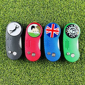 Herramienta de Reparación de Divots de Golf Plegable con Muelle, Personalizada CNC, de Latón, Metal, Madera, Silicona, Rosa, para Cinturón, <span class=keywords><strong>Titleist</strong></span> Vokey - Product Image 6