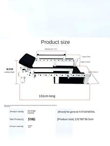 جهاز تدريب الأرداف التجاري، جهاز ضغط الأرداف المنزلي، جهاز تدريب الورك المعدني - جهاز تشكيل المؤخرة الخوخية - Product Image 5