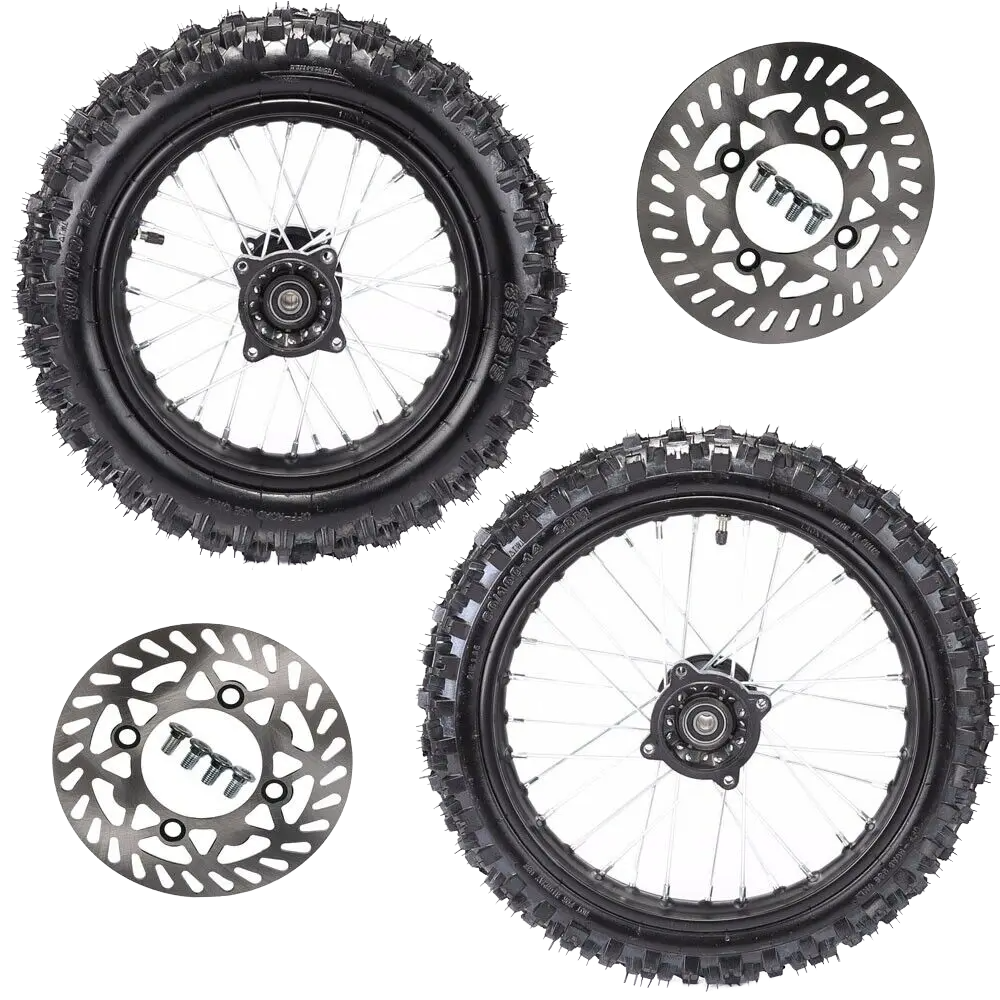 Poke Aembly 14" Rim Wheel 110 125cc Chinee Pit Dirt Bike Motorcycle Ws03 23