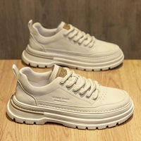 Chaussures plates-formes pour hommes, mode décontractée, désert, tendance, polyvalente, antidérapante, nouvelle chaussure de randonnée confortable, botte de travail, Bota Masculina