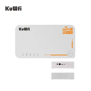 جهاز توجيه NR Sub 6 KuWFi 5g cpe جيجابت إيثرنت rj45 منفذ جهاز توجيه 5g sim card mah جيب محمول